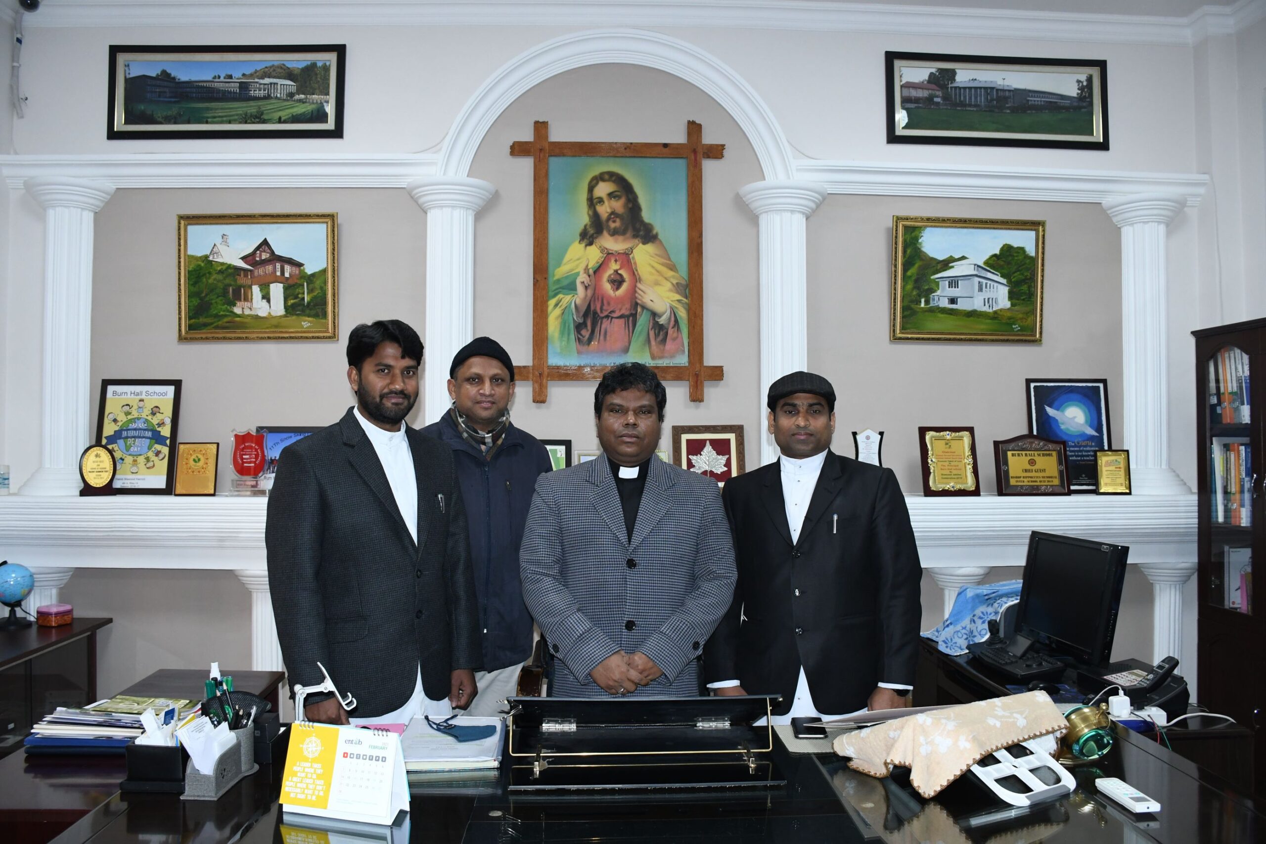 Farewell to Fr.Joby and welcoming of Fr.Bhagya